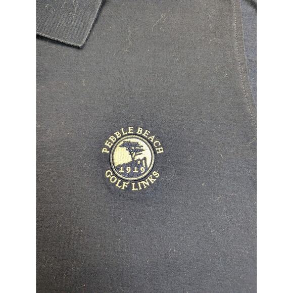 Fairway & Greene Signatures Blue Polo Golf Shirt Pebble Beach Golf Links Size SM - Picture 7 of 8